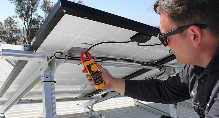 solar panel maintenance